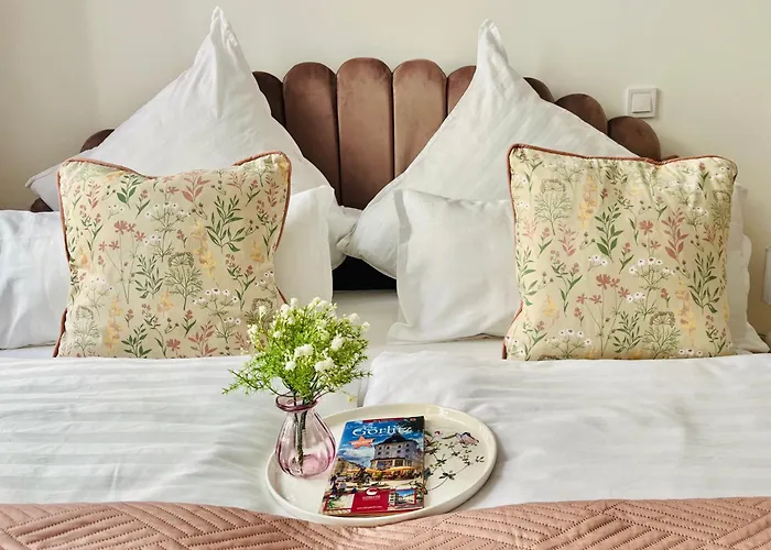 Filmap-apartments-zentrale Lage-boxspringbett-beamer-popcorn-gratis Parkplatz Görlitz