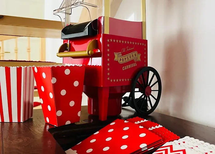 Filmap-apartments-zentrale Lage-boxspringbett-beamer-popcorn-gratis Parkplatz Appartement